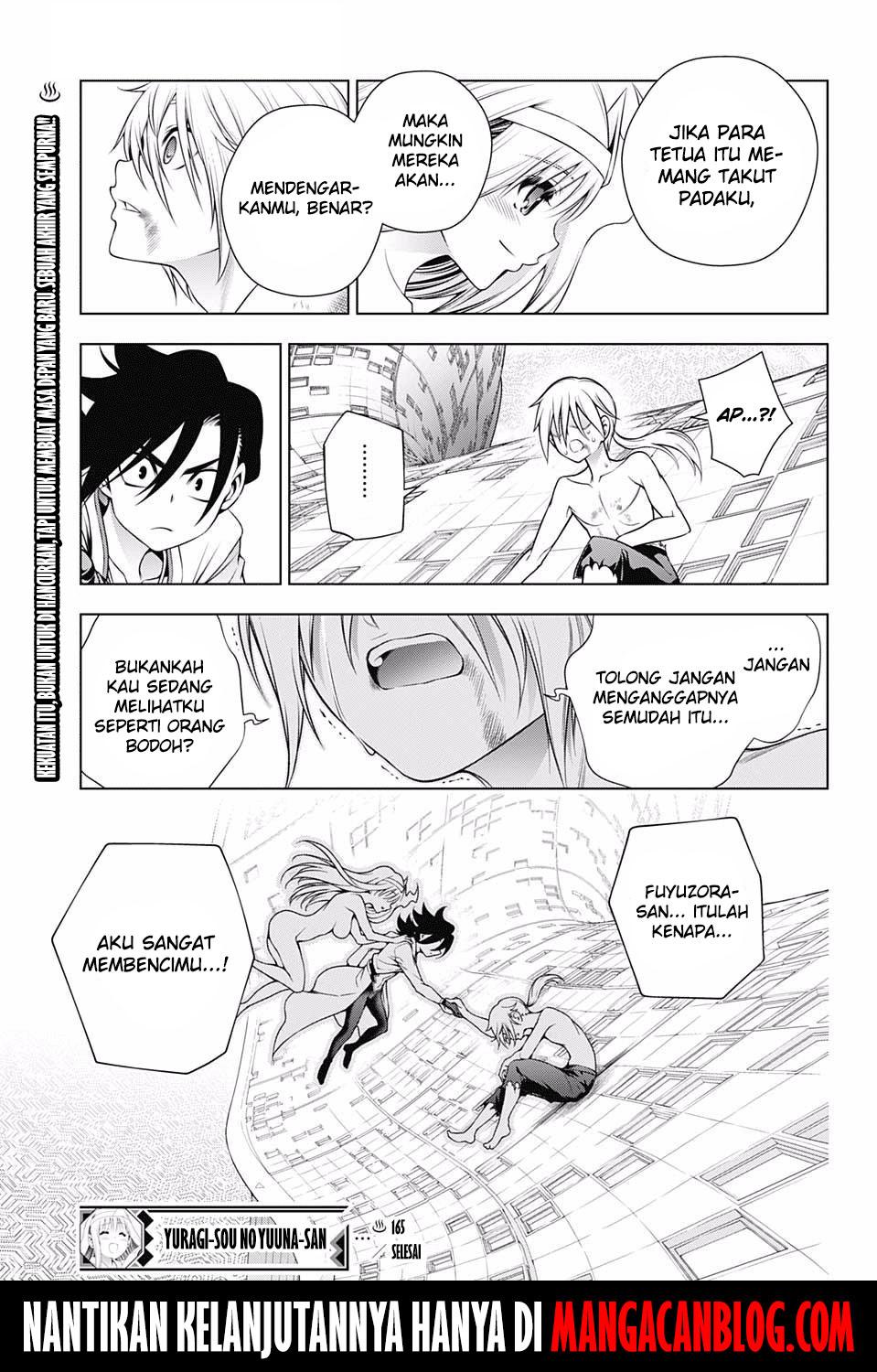 Yuragisou no Yuuna-san Chapter 165 Bahasa Indonesia