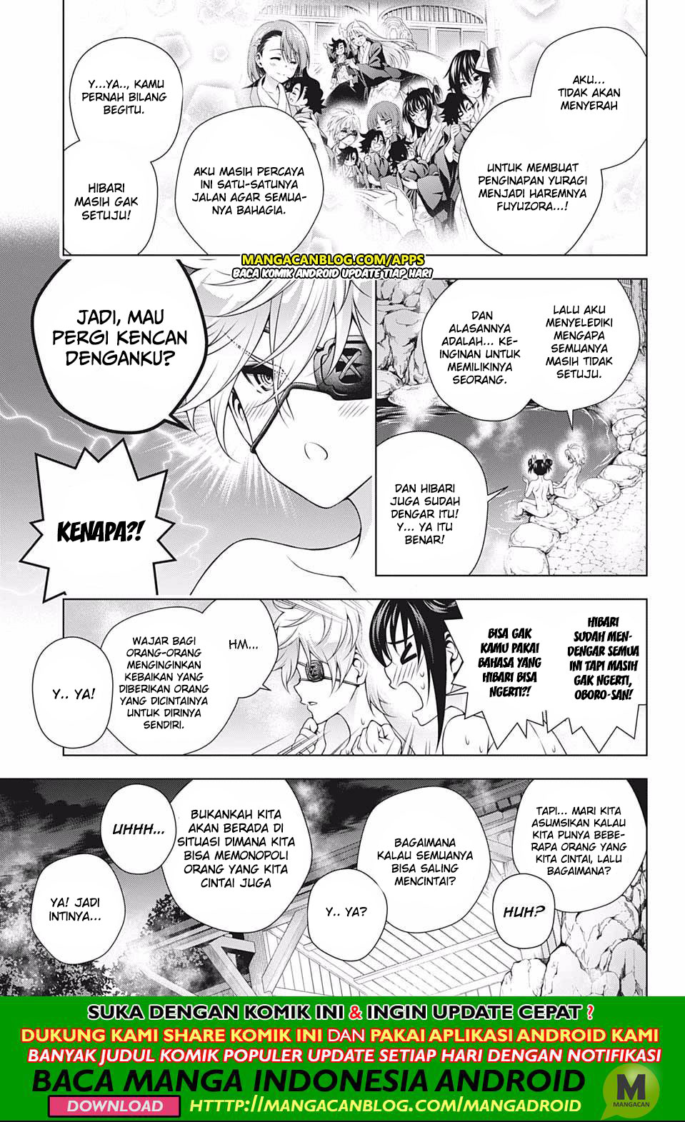 Yuragisou no Yuuna-san Chapter 182 Bahasa Indonesia