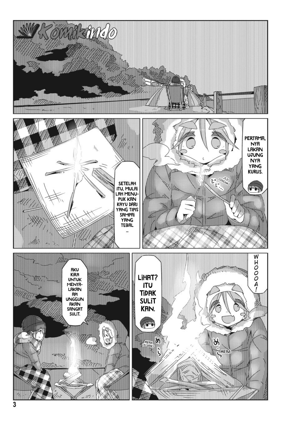 Yurucamp Chapter 47 Bahasa Indonesia