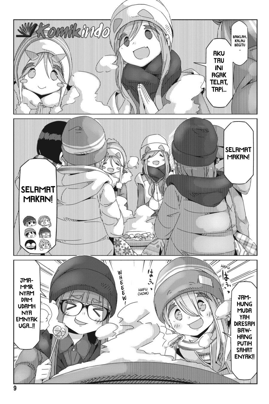 Yurucamp Chapter 47 Bahasa Indonesia
