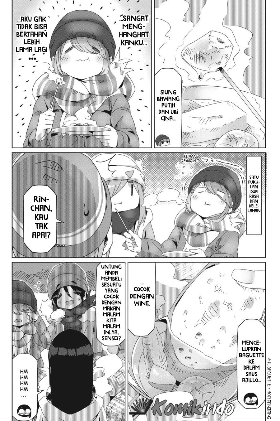 Yurucamp Chapter 47 Bahasa Indonesia