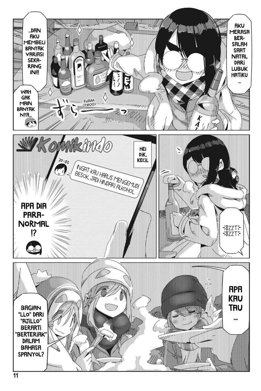 Yurucamp Chapter 47 Bahasa Indonesia