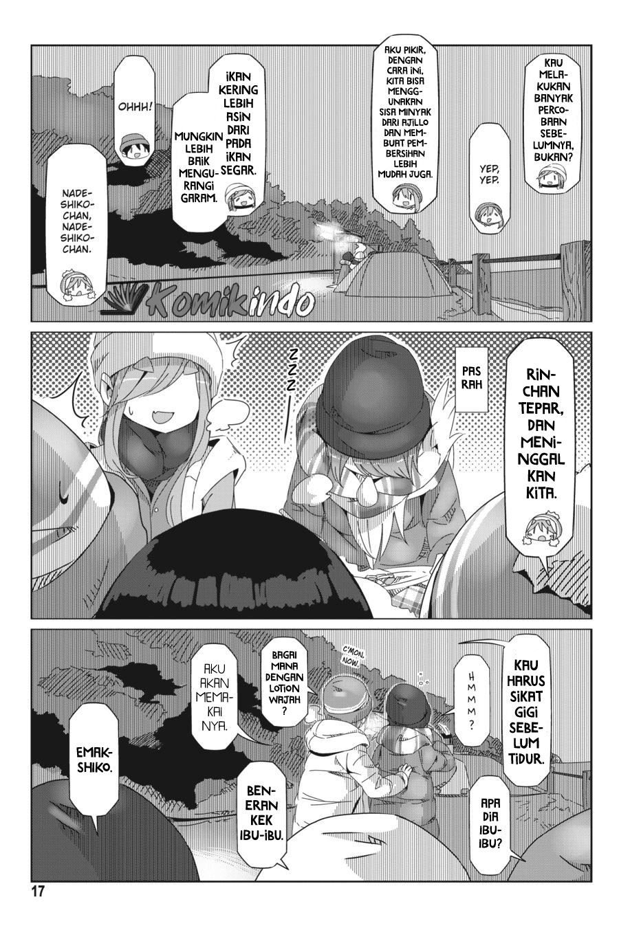 Yurucamp Chapter 47 Bahasa Indonesia