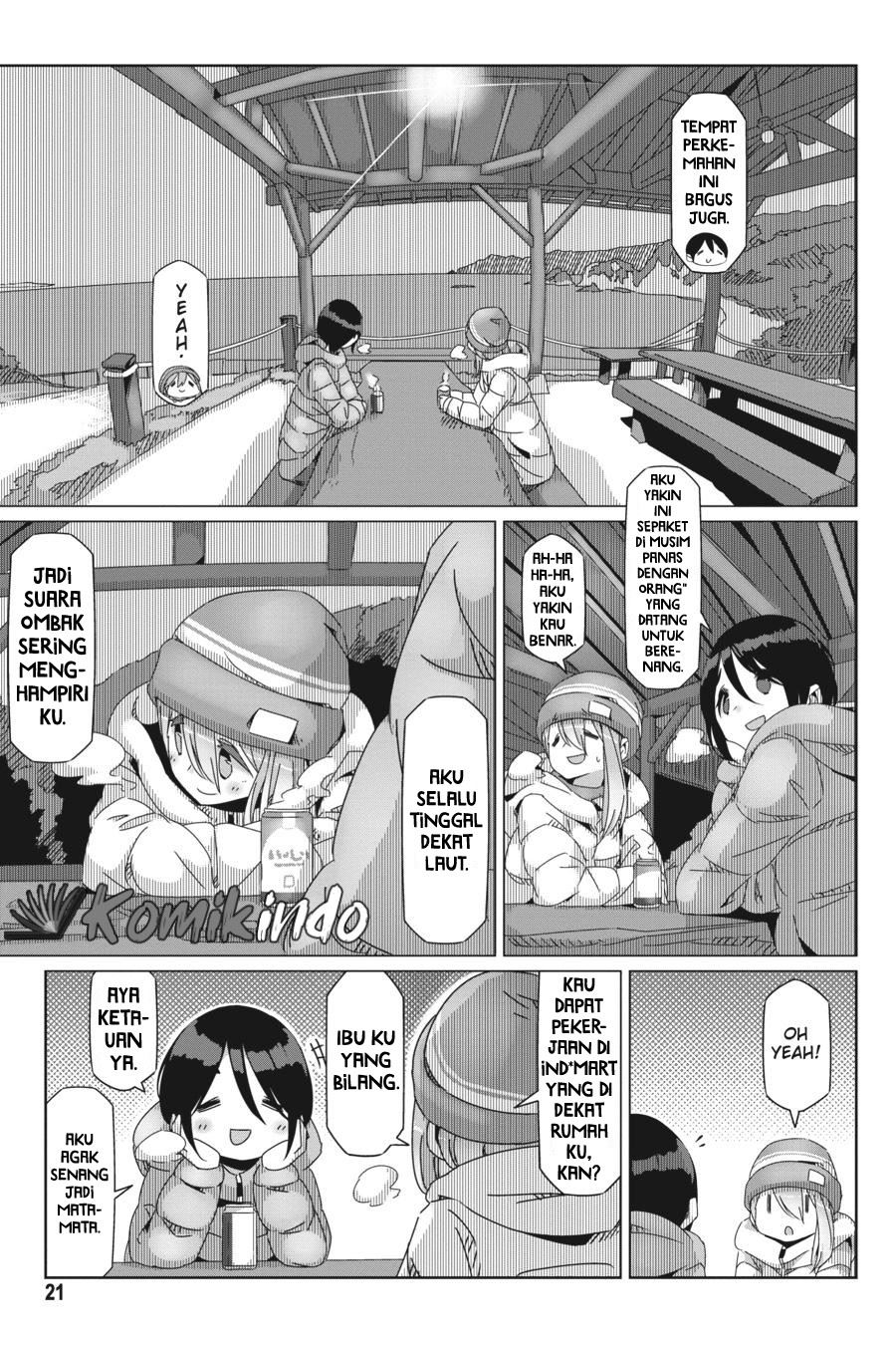 Yurucamp Chapter 47 Bahasa Indonesia