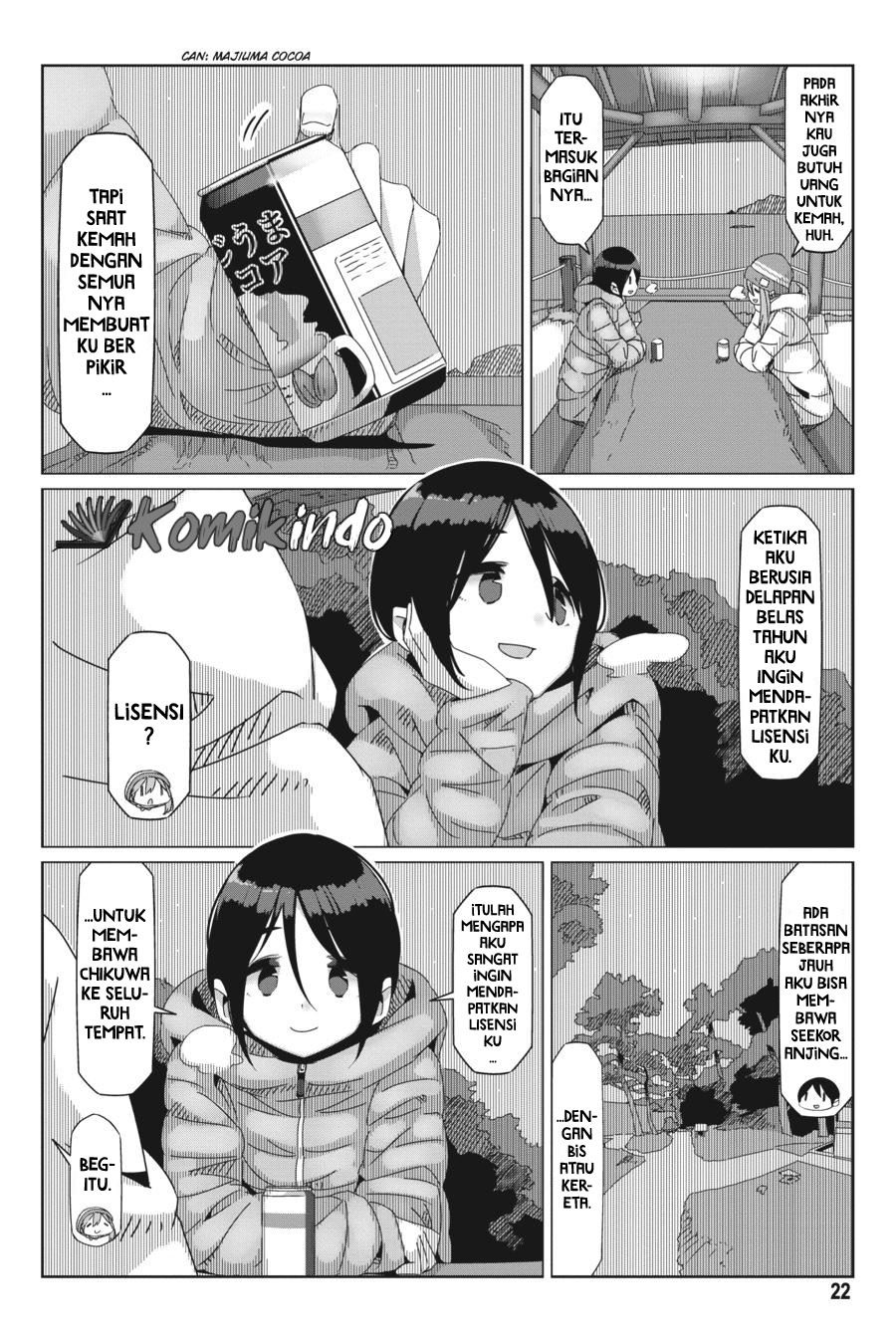 Yurucamp Chapter 47 Bahasa Indonesia