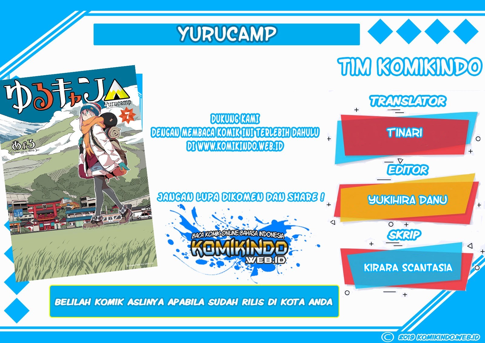 Yurucamp Chapter 13 Bahasa Indonesia