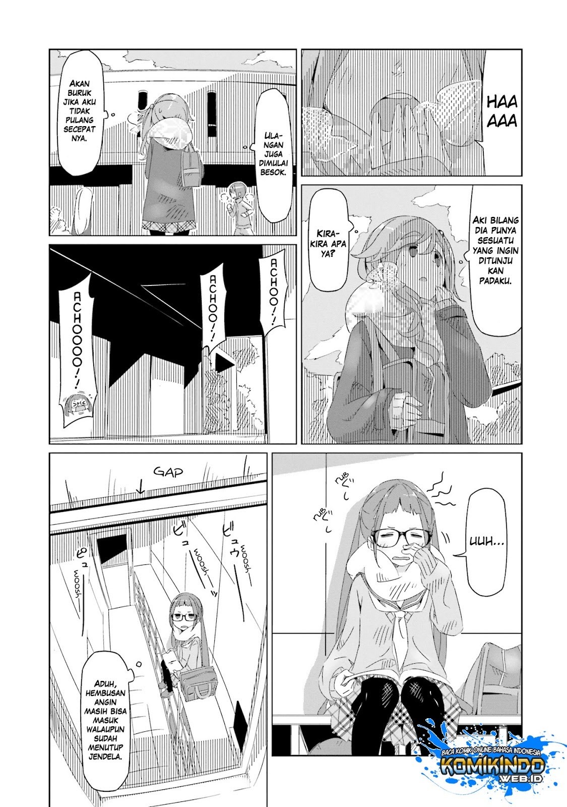 Yurucamp Chapter 13 Bahasa Indonesia