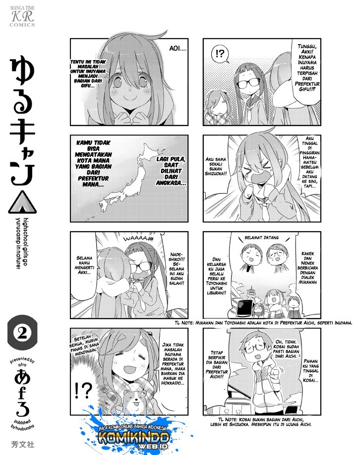 Yurucamp Chapter 13 Bahasa Indonesia