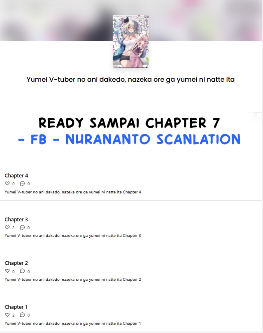 Yuumei VTuber no Ani Dakedo Nazeka Ore ga Yuumei ni Natteita chapter 2