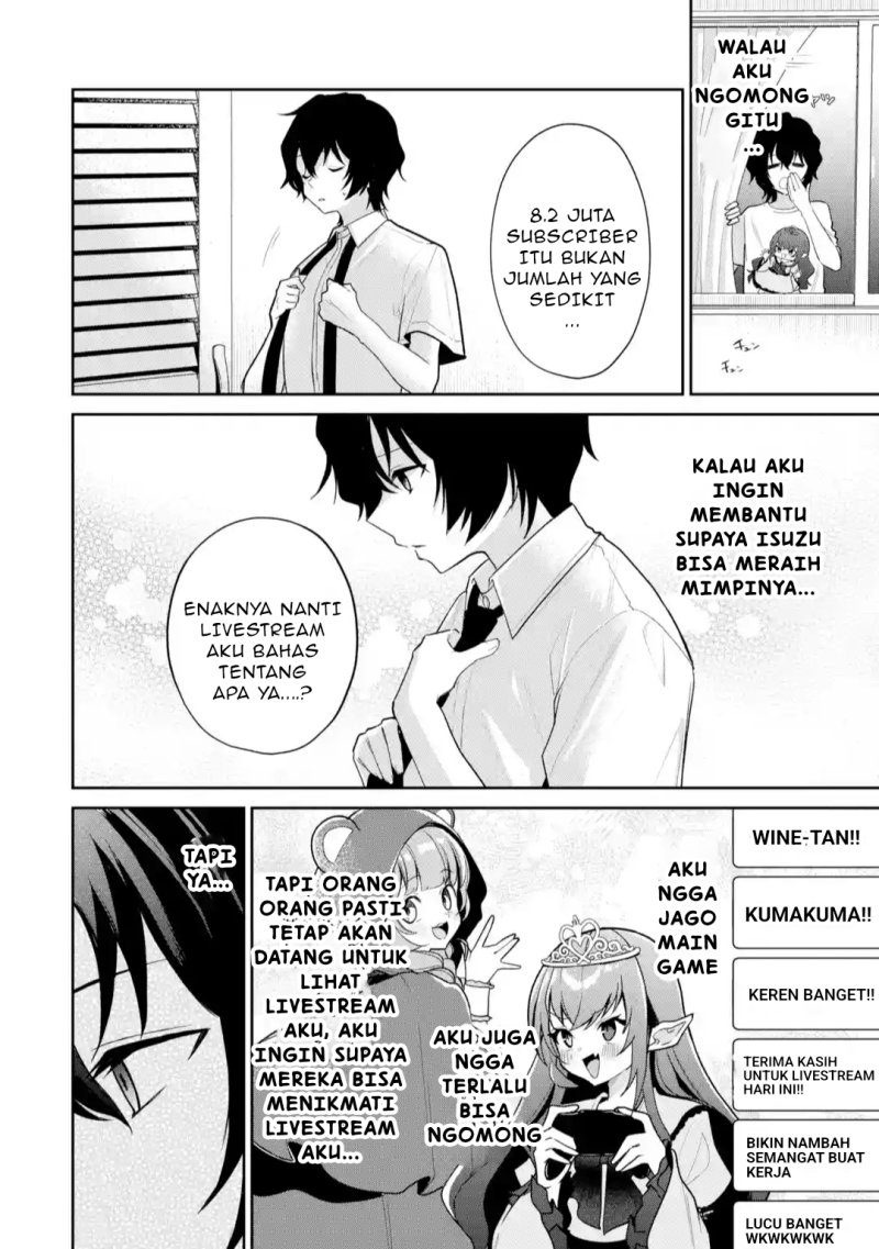 Yuumei VTuber no Ani Dakedo Nazeka Ore ga Yuumei ni Natteita Chapter 10.1 Bahasa Indonesia