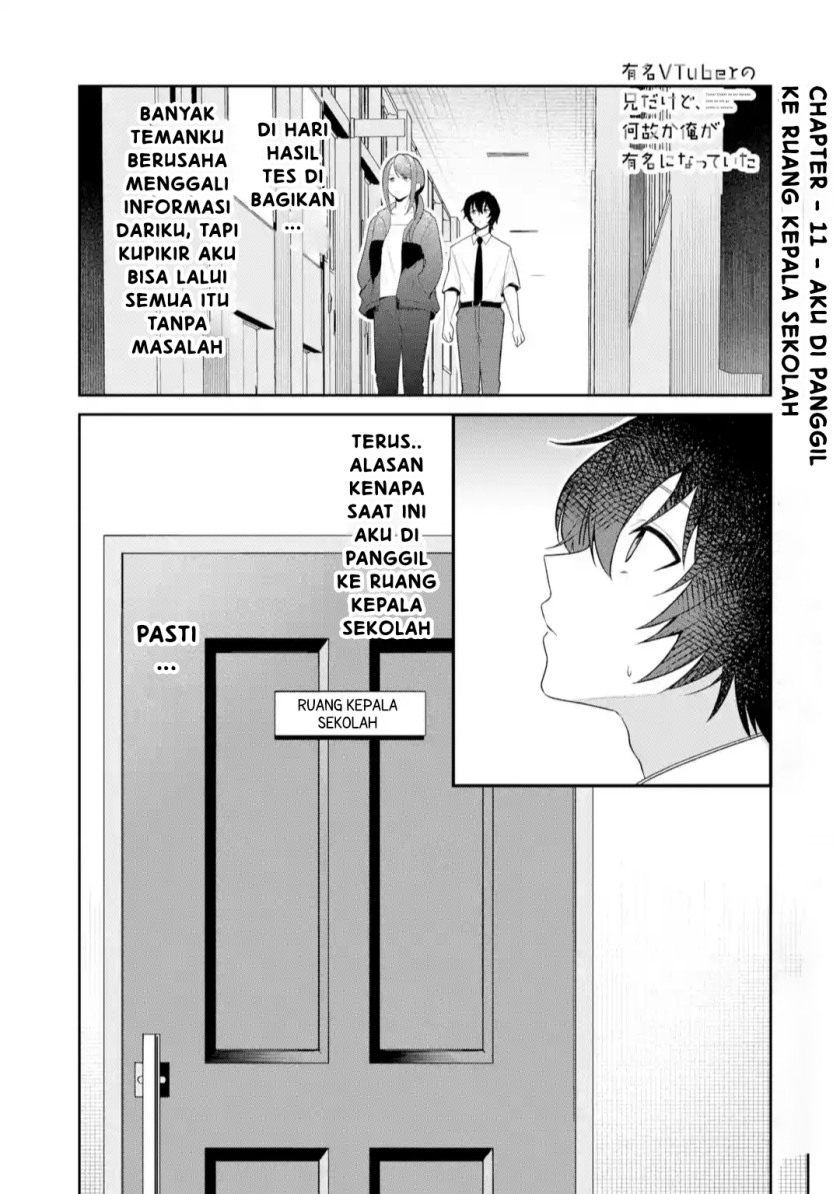Yuumei VTuber no Ani Dakedo Nazeka Ore ga Yuumei ni Natteita chapter 11