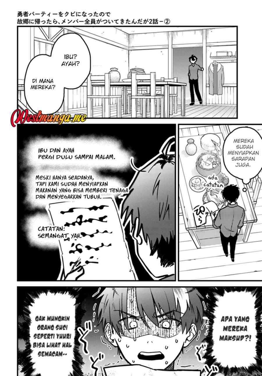 Yuusha Party wo Kubi ni Natta node Kokyou ni Kaettara, Member Zenin ga Tsuitekitandaga chapter 2