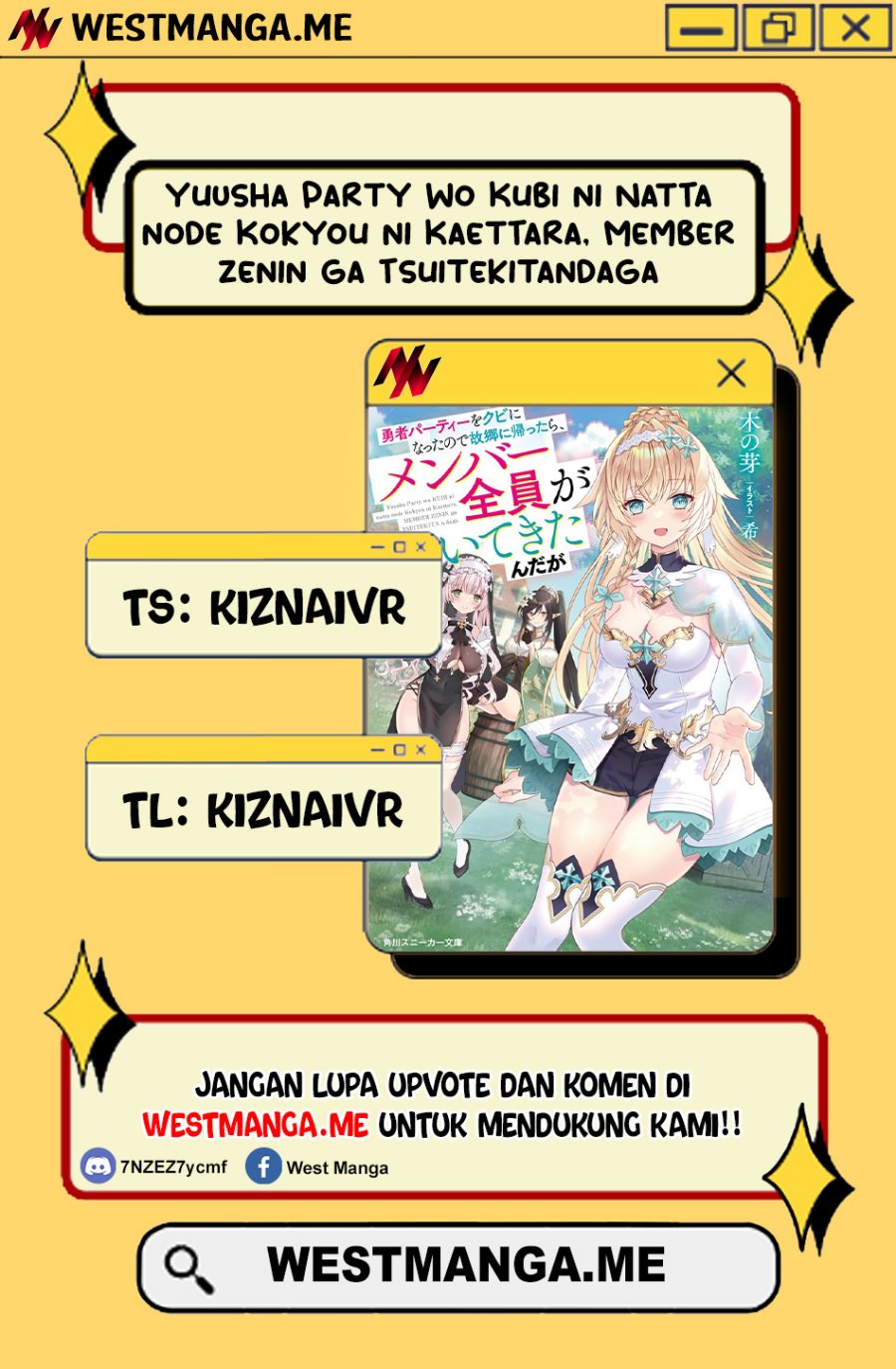 Yuusha Party wo Kubi ni Natta node Kokyou ni Kaettara, Member Zenin ga Tsuitekitandaga Chapter 06.2 Bahasa Indonesia