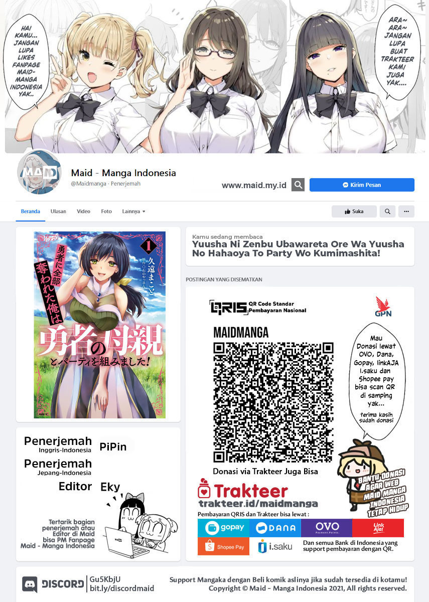 Yuusha ni Zenbu Ubawareta Ore wa Yuusha no Hahaoya to Party wo Kumimashita! chapter 8