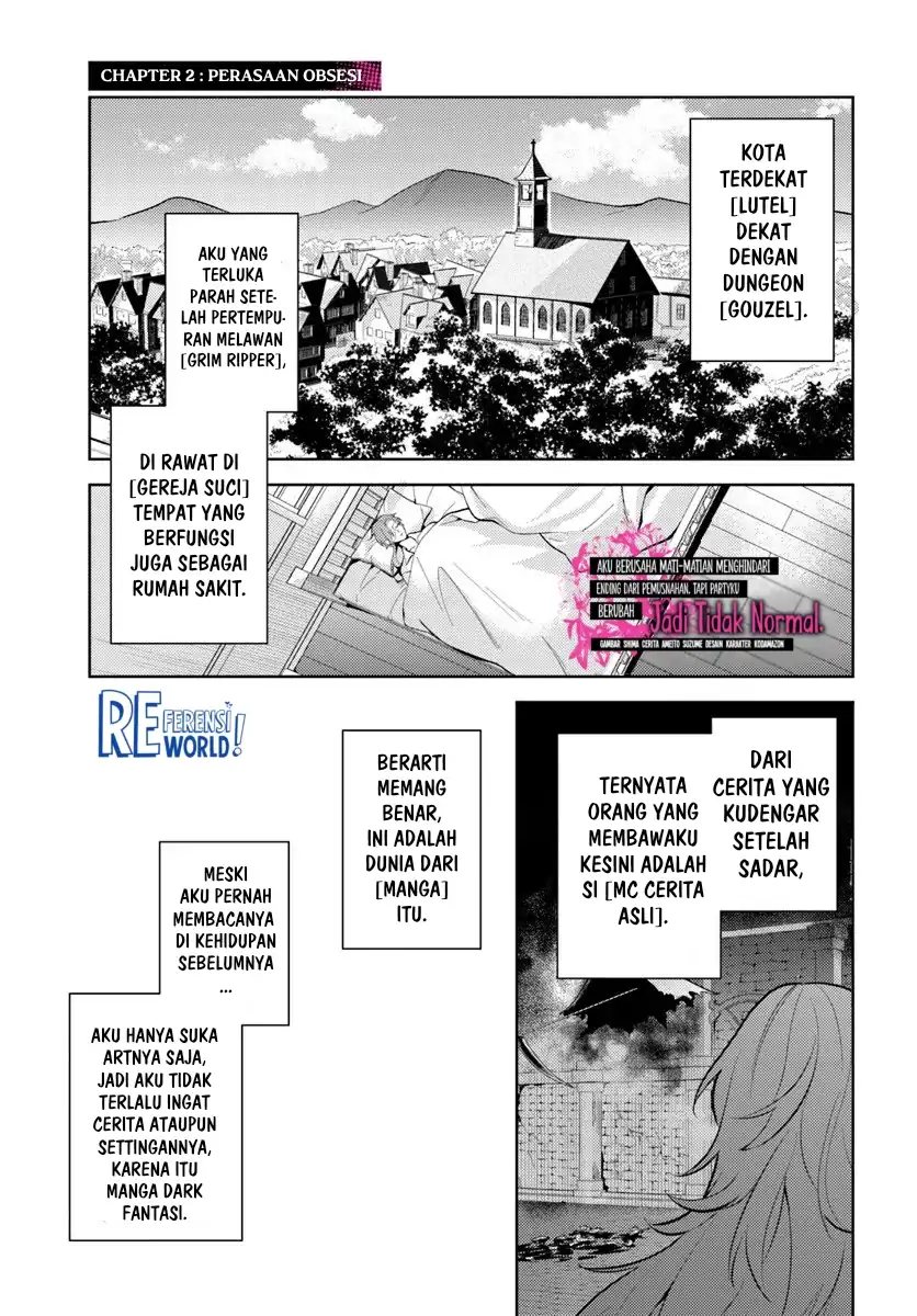 Zenmetsu End o Shi ni Monogurui de Kaihi Shita. Party ga Yanda. Chapter 02.1 Bahasa Indonesia