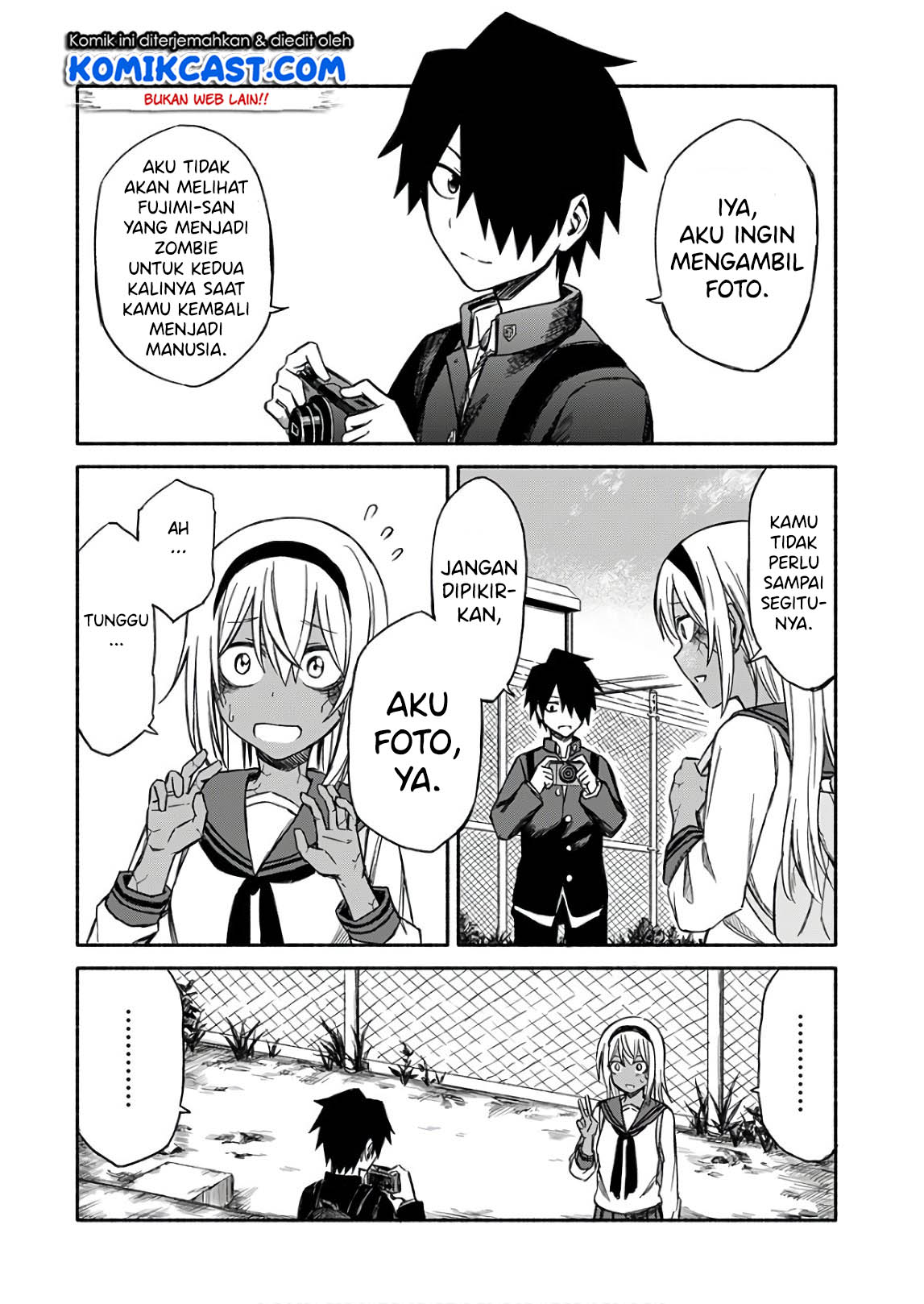 Zombi Shoujo no Fujimi-san Chapter 04 Bahasa Indonesia