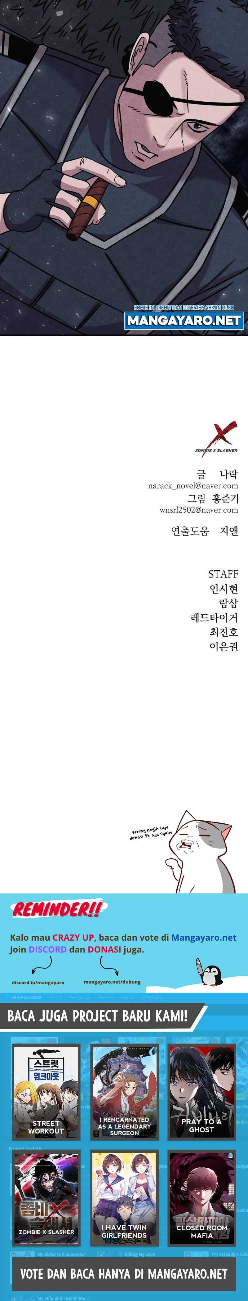 Zombie X Slasher Chapter 16 Bahasa Indonesia